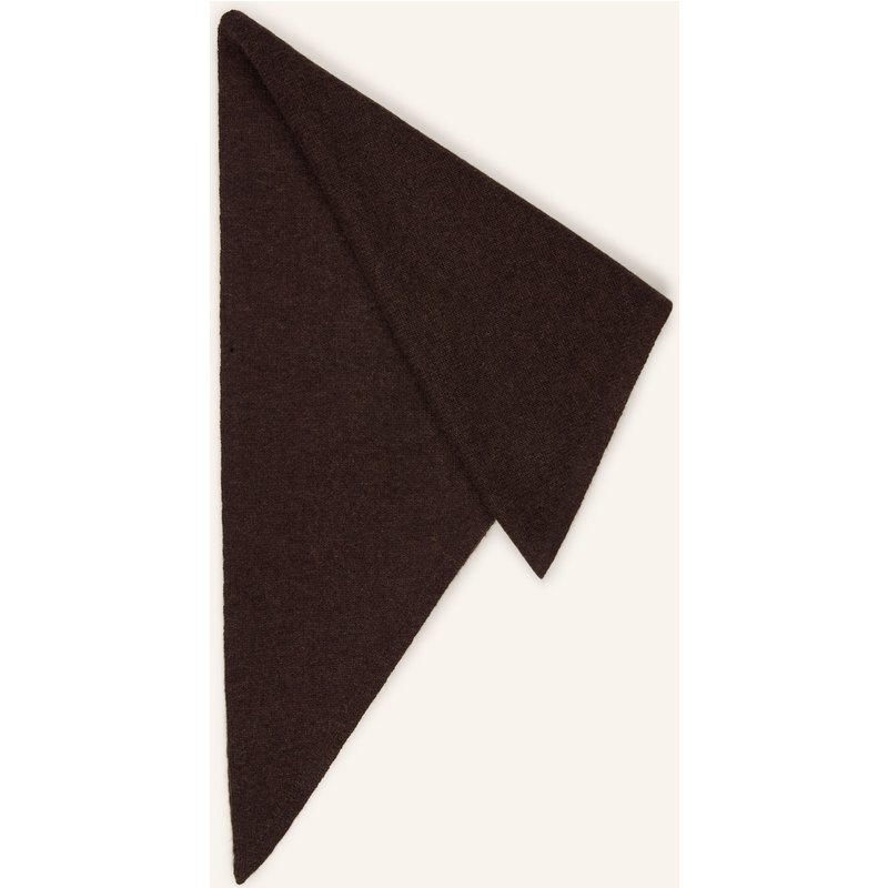 Mrs & Hugs Dreieckstuch Aus Cashmere braun