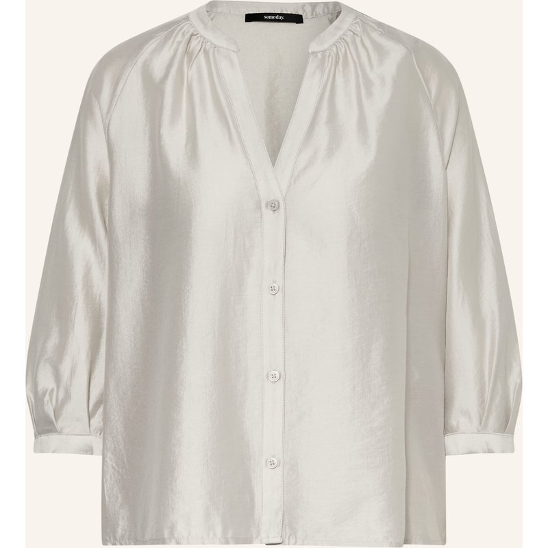 Someday Bluse Zamida Mit 3/4-Arm beige