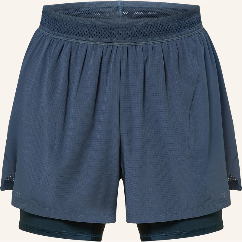Gymshark 2-In-1-Laufshorts Better Level blau