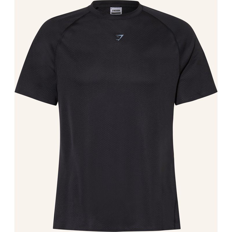Gymshark Laufshirt Hybrid schwarz