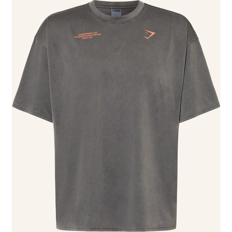 Gymshark T-Shirt Conditioning Club Aus Mesh schwarz