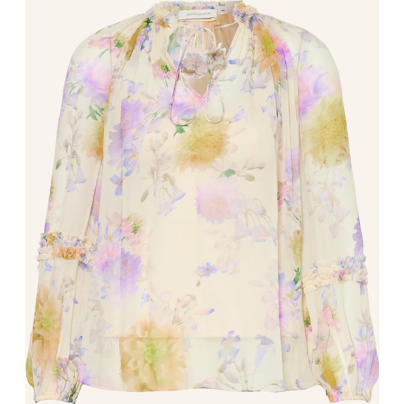 Zimmermann Blusenshirt Luna Mit Rüschen gelb