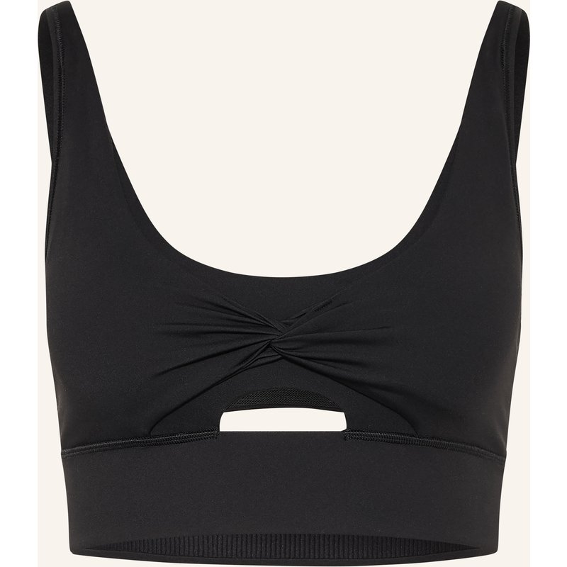 Gymshark Sport-Bh Twist Front schwarz