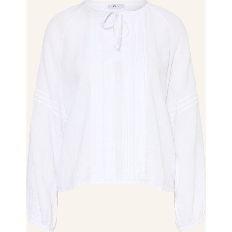 Rails Blusenshirt Naples Mit Leinen weiss