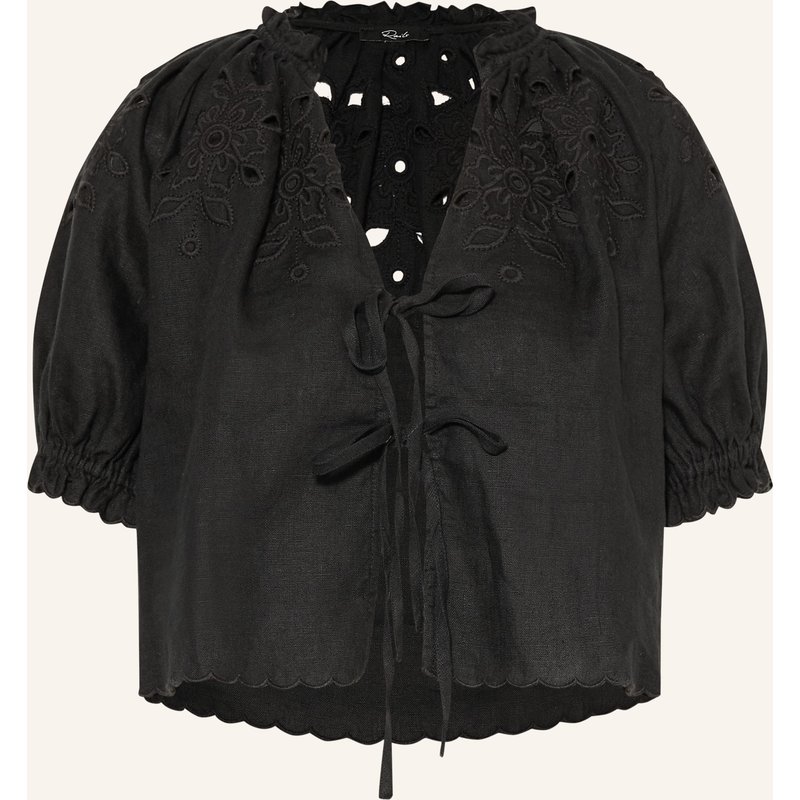 Rails Blusenshirt Lizbeth Mit Lochspitze schwarz