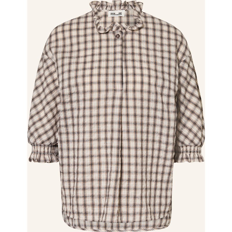 Baum Und Pferdgarten Blusenshirt Margit Aus Musselin Mit 3/4-Arm beige