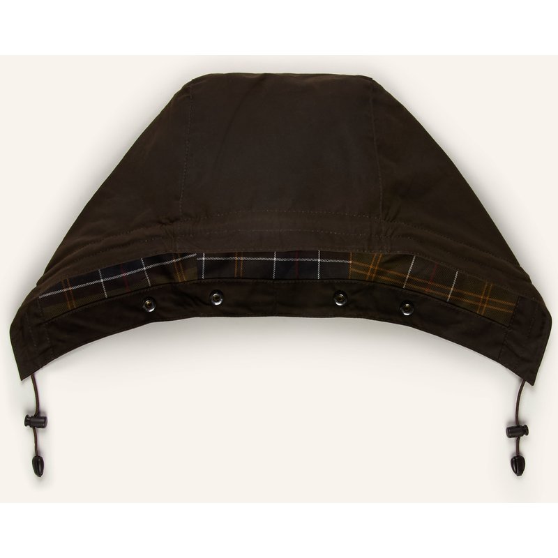 Barbour Kapuzeneinsatz Wax Cotton gruen
