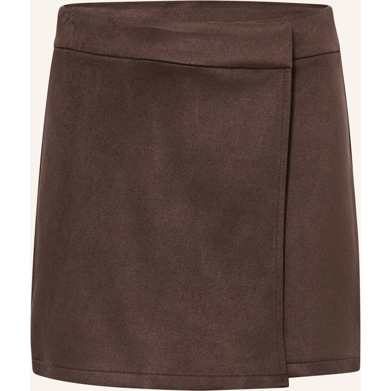 S.Oliver Red Skort In Lederoptik braun
