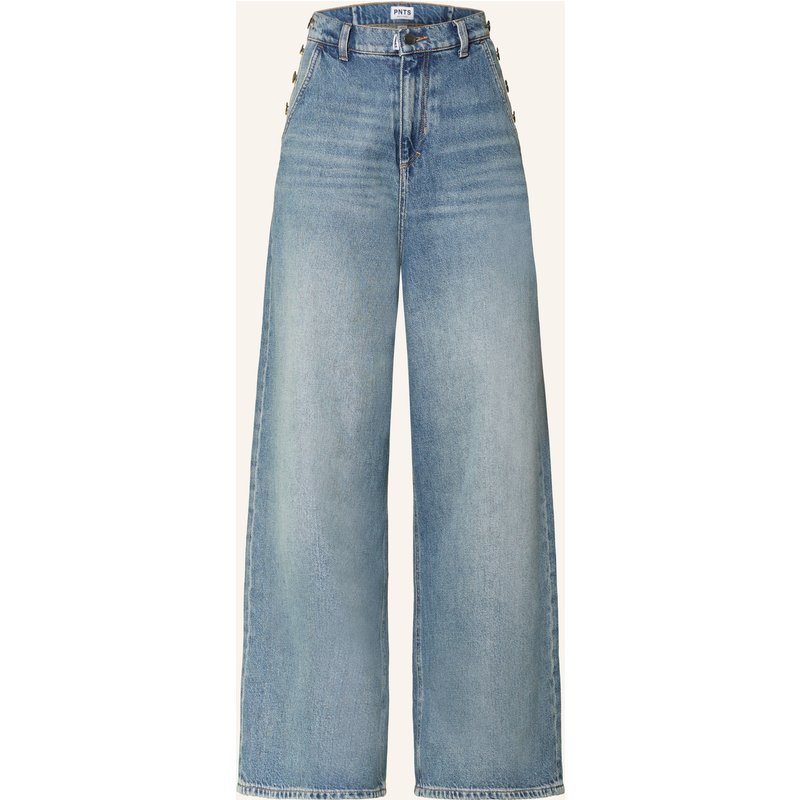 Pnts Wide Leg Jeans Over The Top blau