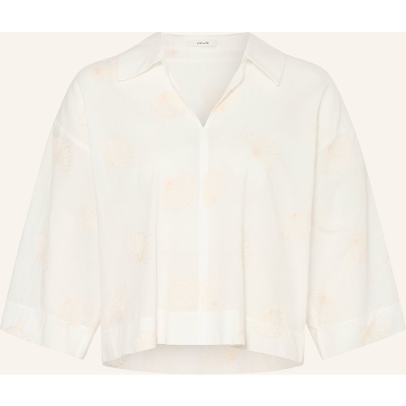 Opus Blusenshirt Famoni Mit 3/4-Arm weiss