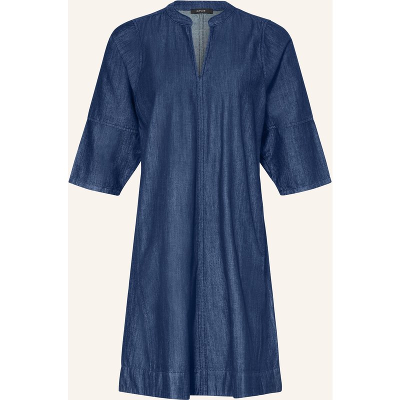 Opus Jeanskleid Wonema Mit 3/4-Arm blau
