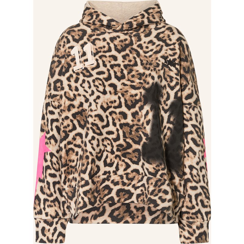 Yippie Hippie Oversized-Hoodie braun
