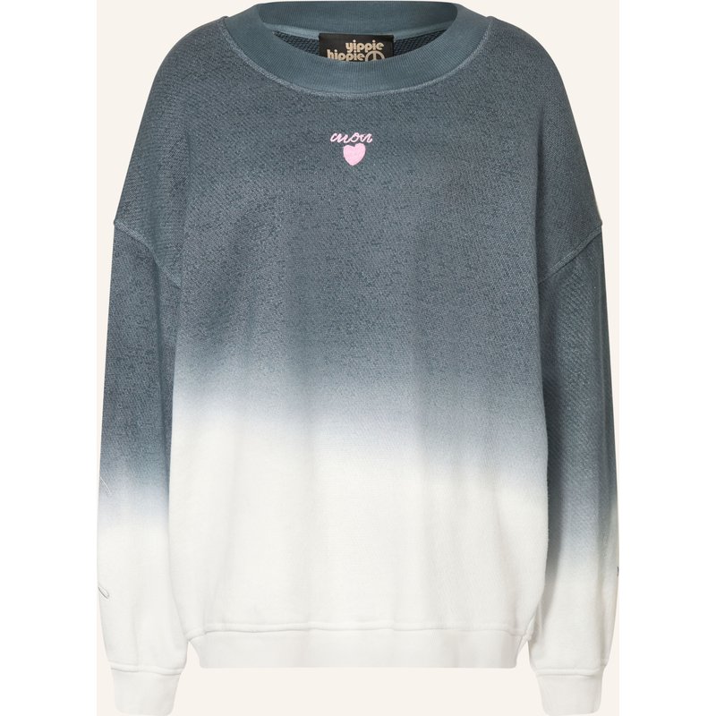 Yippie Hippie Oversized-Sweatshirt blau