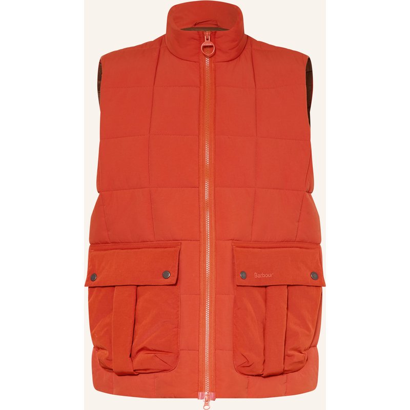 Barbour Steppweste Akeld rot