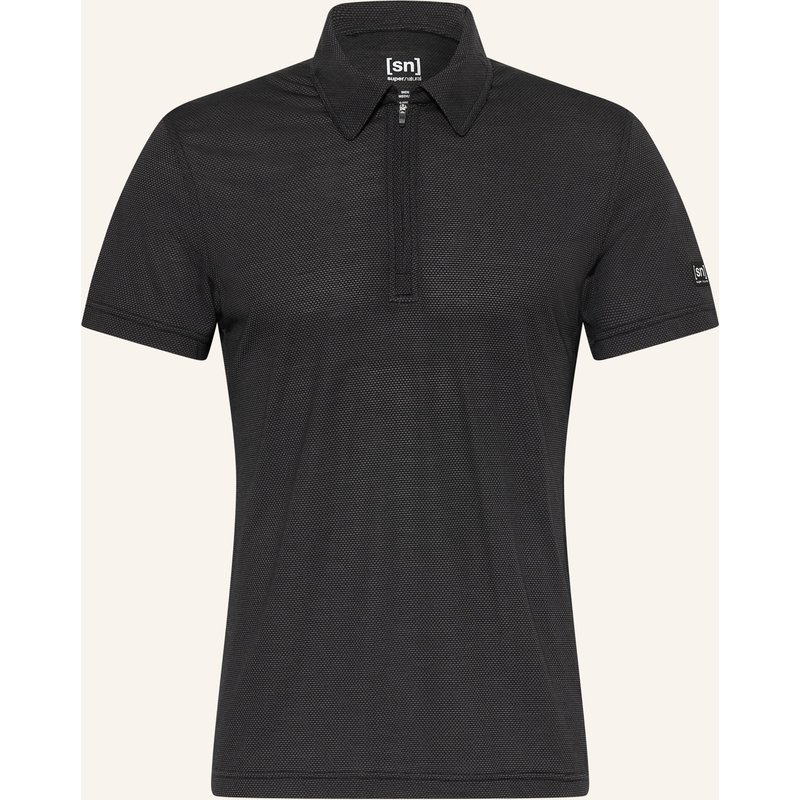 Super.Natural Funktions-Poloshirt Light Air schwarz