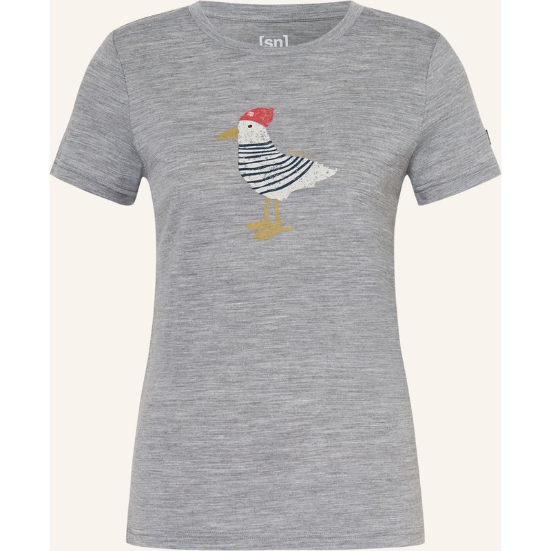 Super.Natural Funktionsshirt Jonny Mit Merinowolle grau
