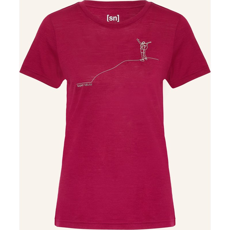 Super.Natural Funktionsshirt Bergglück Mit Merinowolle gruen
