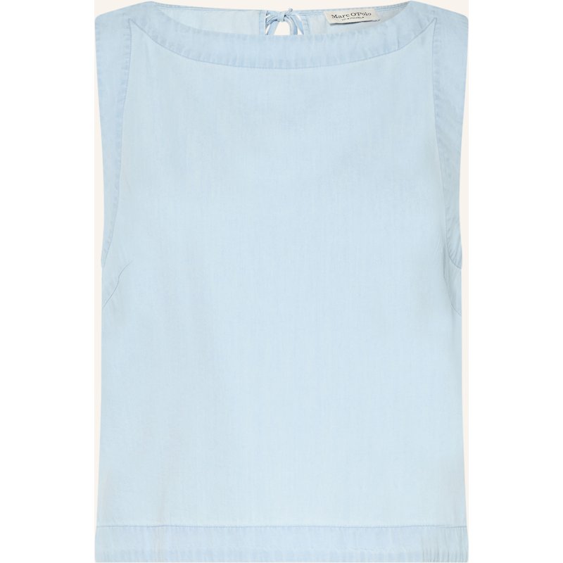 Marc O'polo Top In Jeansoptik blau