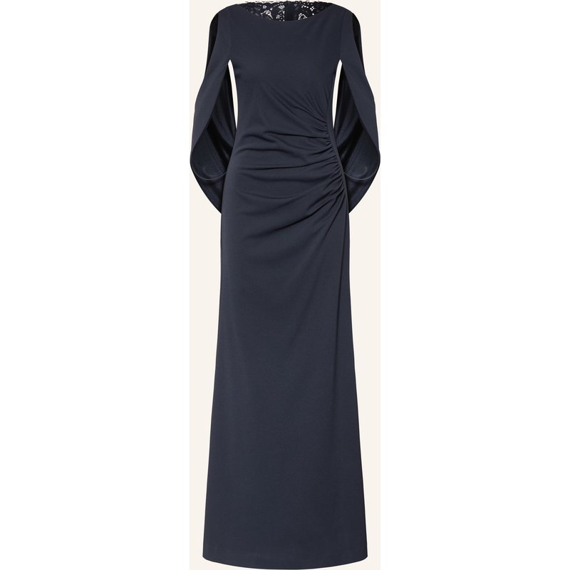 Vera Mont Abendkleid Mit Spitze blau