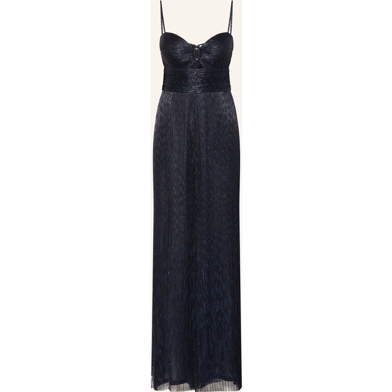 Vm Vera Mont Jumpsuit Mit Glitzergarn blau