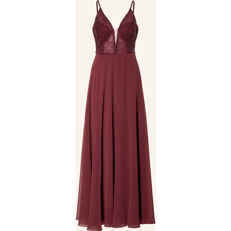 Vm Vera Mont Abendkleid Mit Pailetten rot