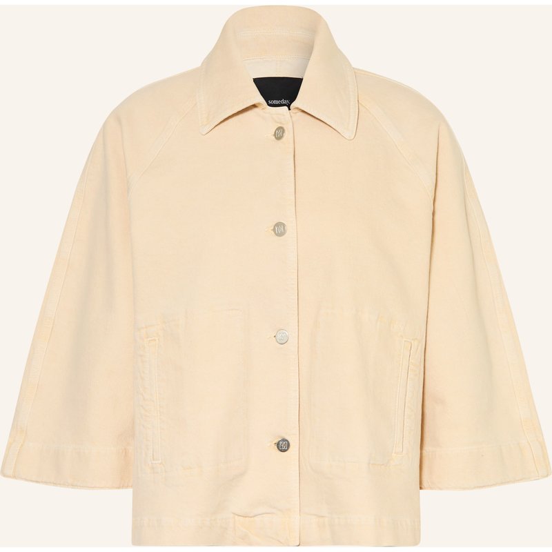 Someday Kastenjacke Nyelle Mit 3/4-Arm beige