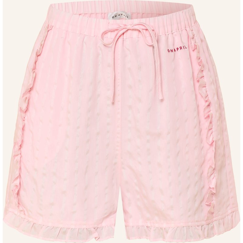 Oh April Shorts Vale Mit Rüschen rosa