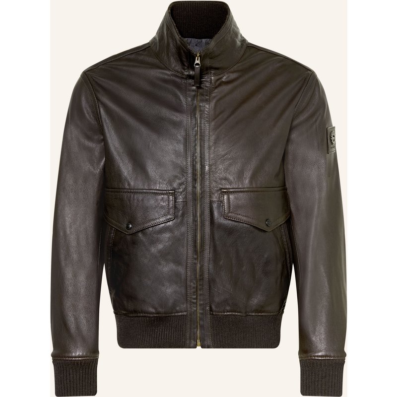 Belstaff Lederjacke Winchester braun