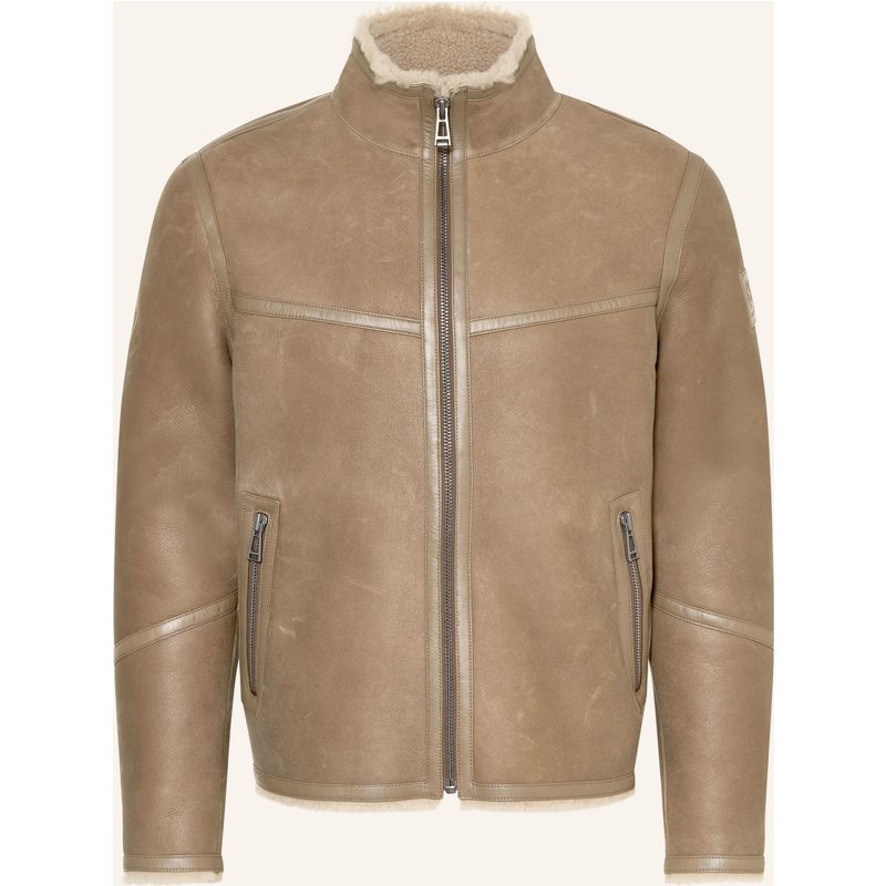 Belstaff Lederjacke Highland braun