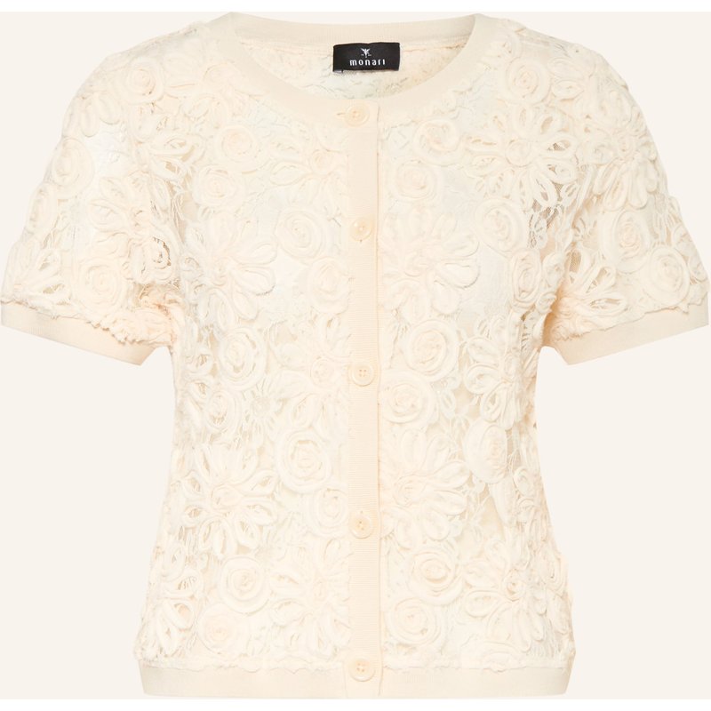 Monari Spitzenjacke beige