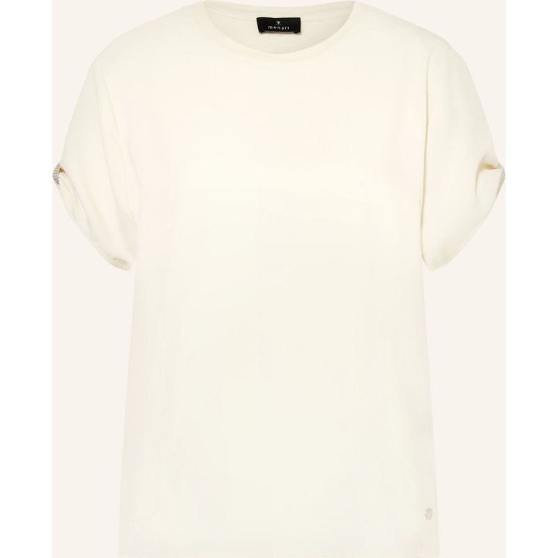 Monari Blusenshirt Mit Schmucksteinen beige