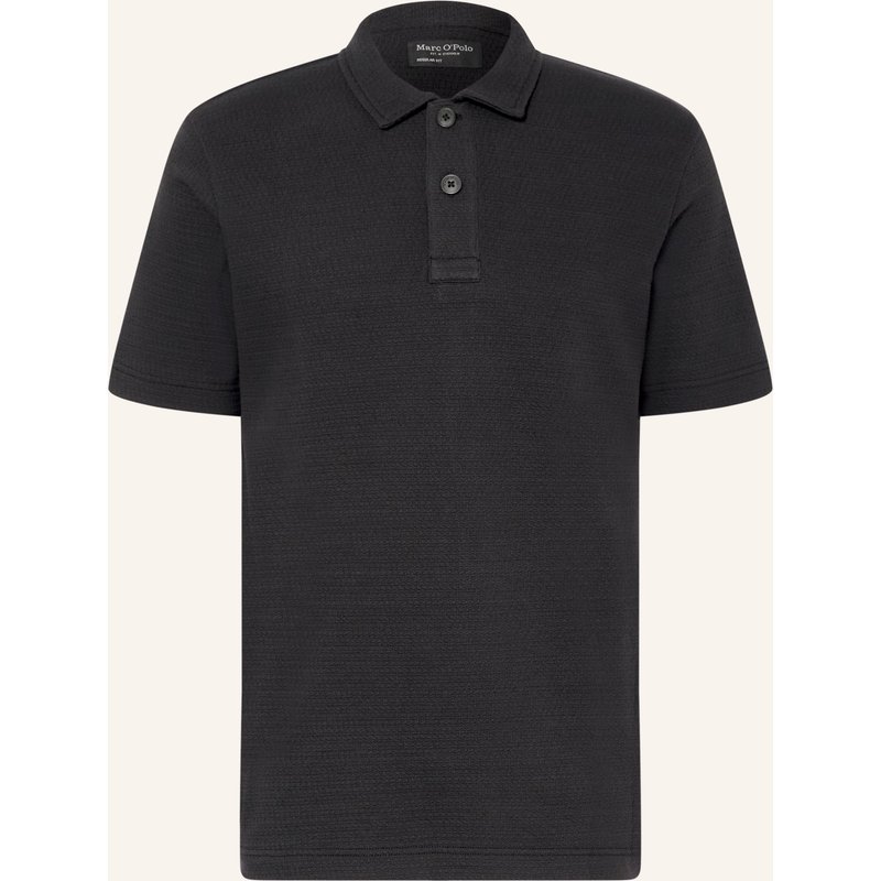 Marc O'polo Jersey-Poloshirt Regular Fit schwarz
