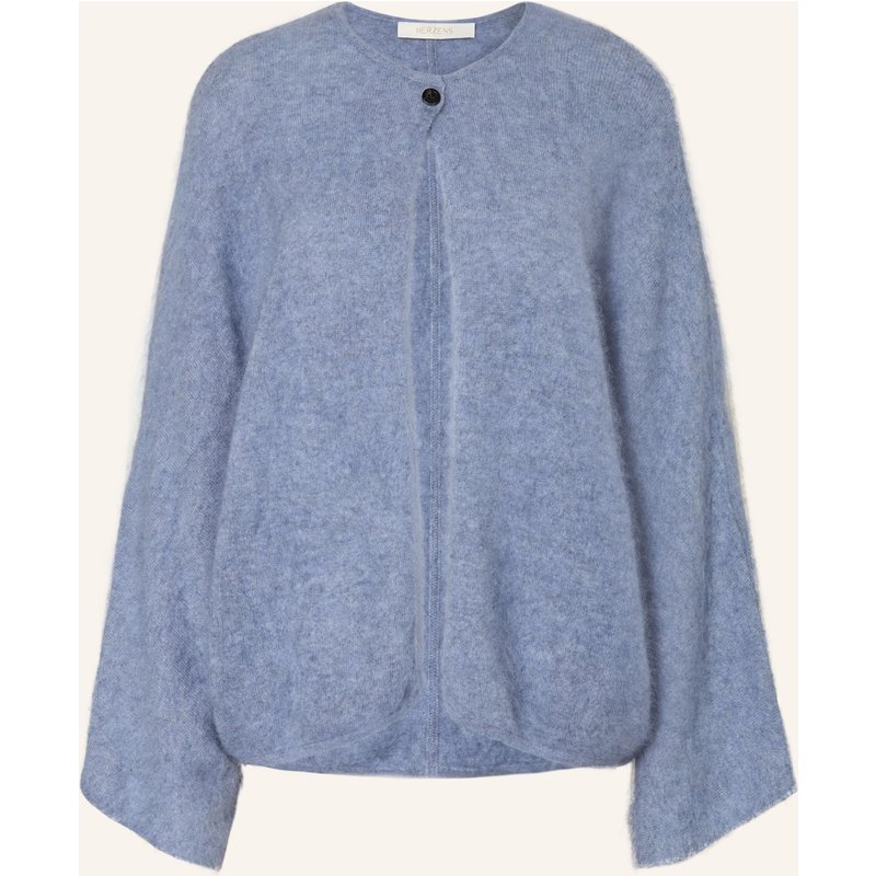 Herzens Strickhülle Lena Aus Cashmere blau