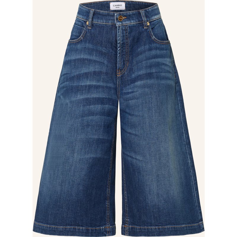 Cambio Jeans-Bermudas Palazzo blau