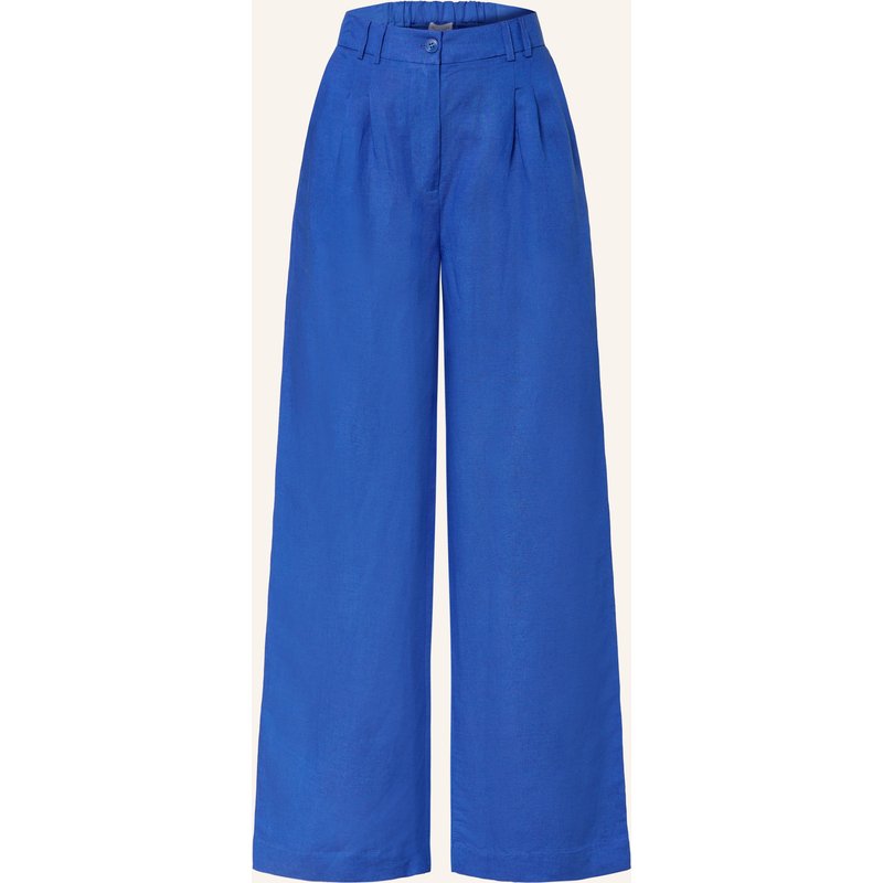 Phase Eight Marlenehose Lottie Mit Leinen blau