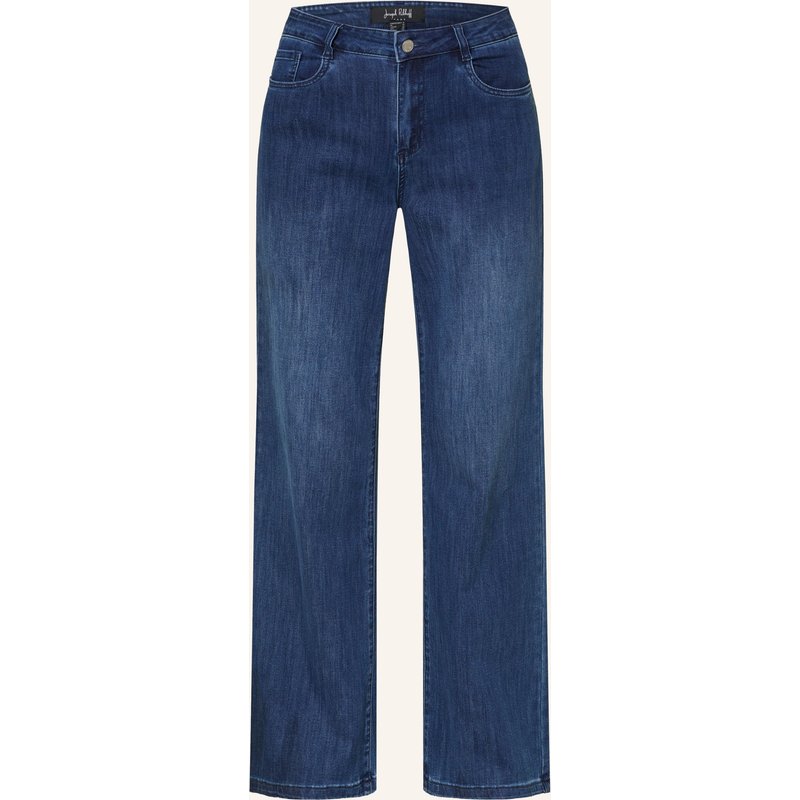 Joseph Ribkoff Wide Leg Jeans blau