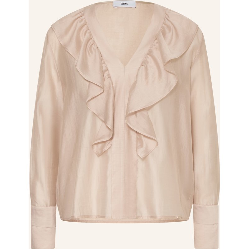 Cinque Blusenshirt Cipiera Mit Rüschen beige