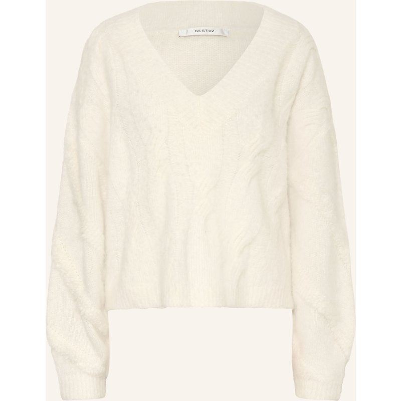 Gestuz Pullover Gzsida Mit Alpaka weiss
