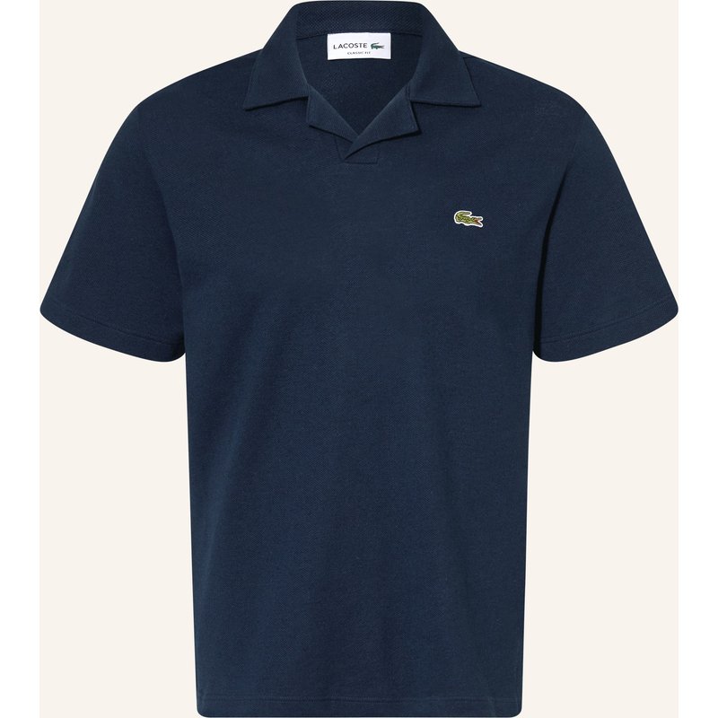 Lacoste Piqué-Poloshirt Classic Fit blau