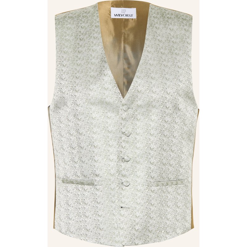 Wilvorst Anzugweste Slim Fit gruen