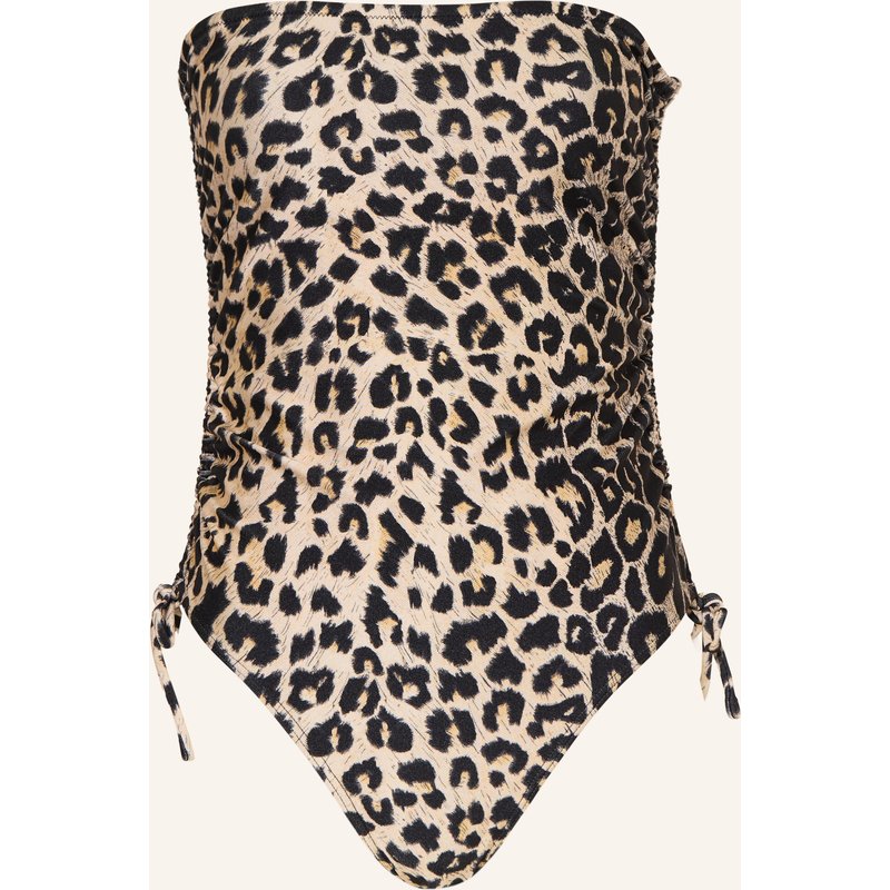 Allsaints Bandeau-Badeanzug Court braun
