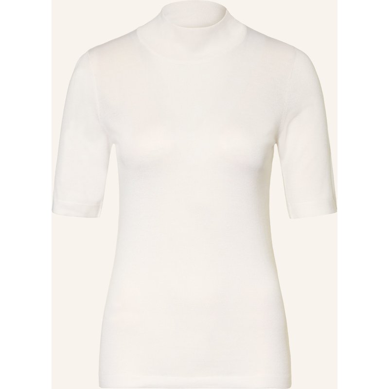 Brunello Cucinelli Strickshirt Aus Cashmere Mit Seide weiss