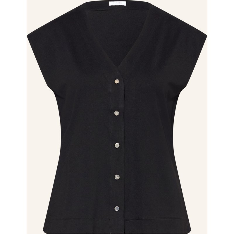 Hobbs Blusentop Hayley Aus Jersey schwarz