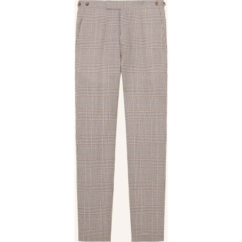 Reiss Hose Epsom Slim Fit Mit Leinen braun