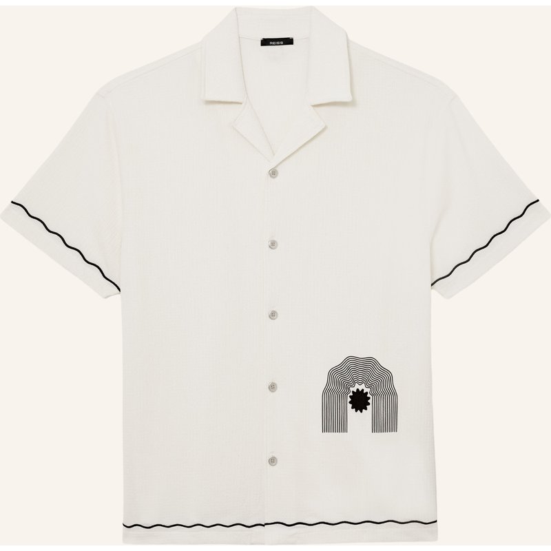 Reiss Resorthemd Solano Comfort Fit weiss