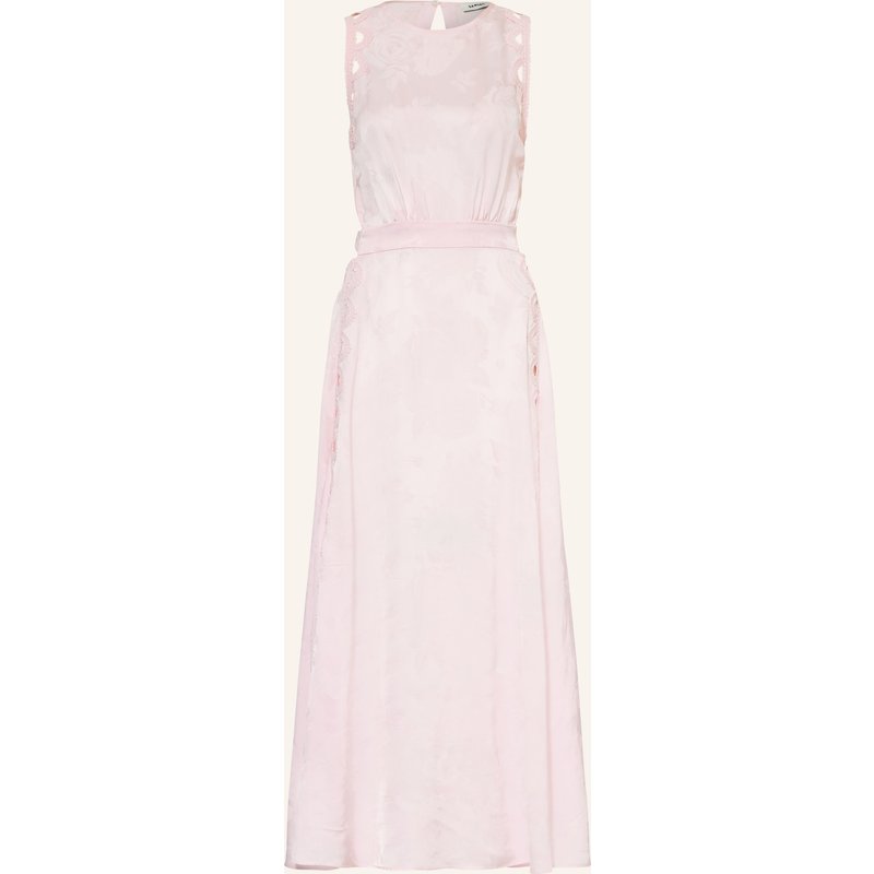 Sandro Jacquard-Kleid Mit Cut-Outs rosa