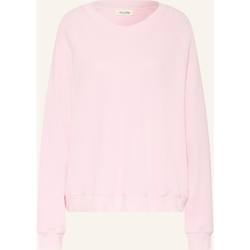 American Vintage Sweatshirt Uscow rosa