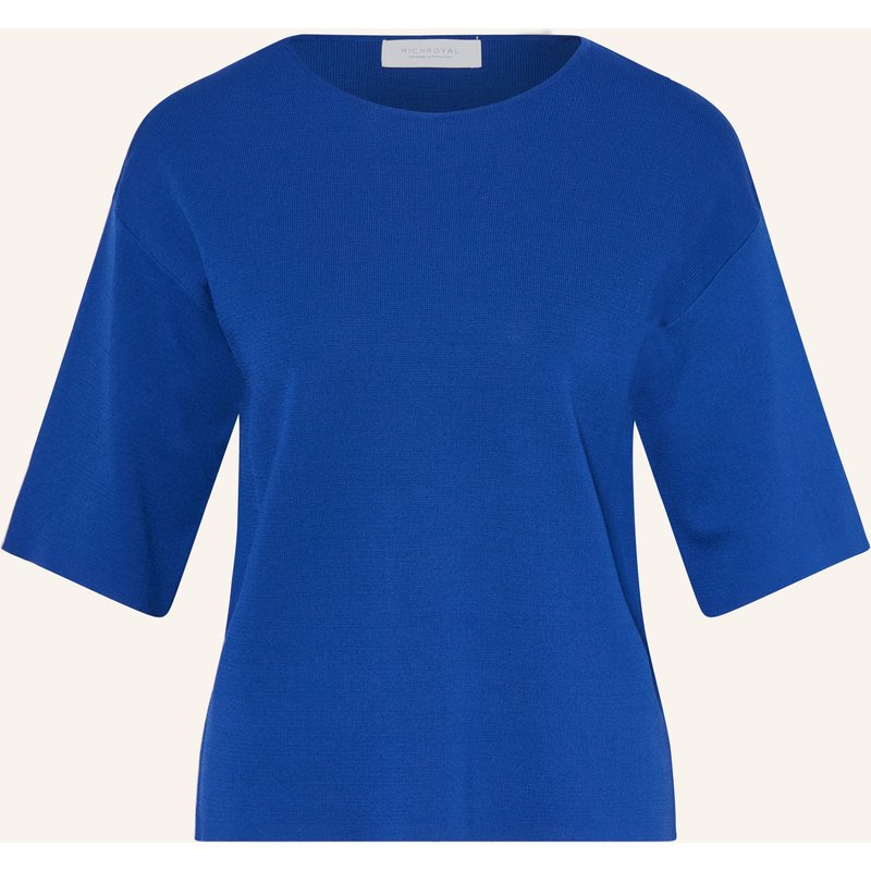 Rich & Royal Pullover Mit 3/4-Arm blau
