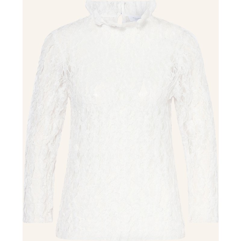 Rich & Royal Blusenshirt Aus Spitze weiss