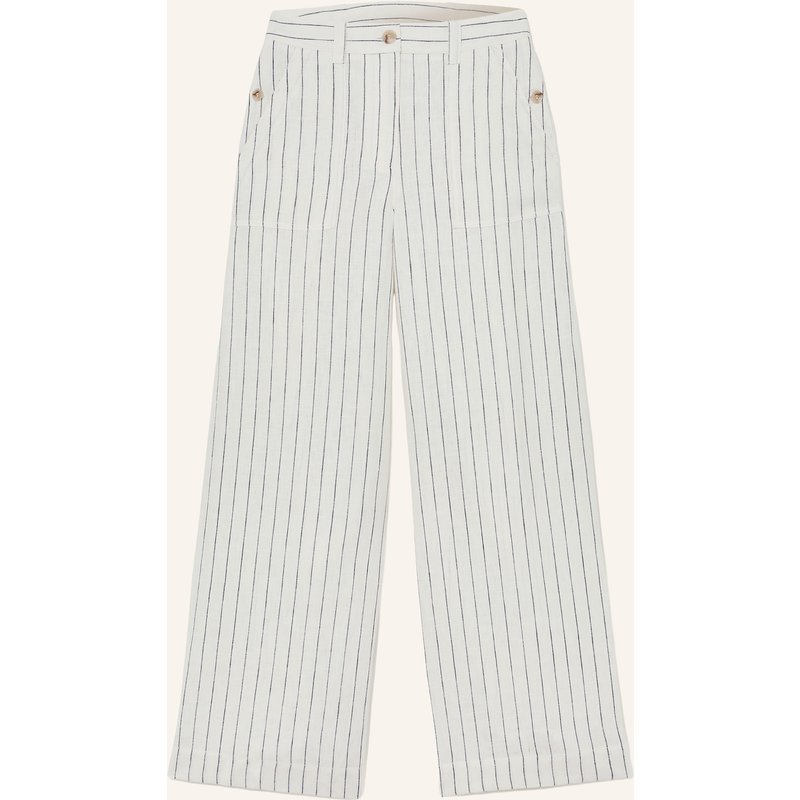Reiss Marlenehose Ashby Aus Leinen blau